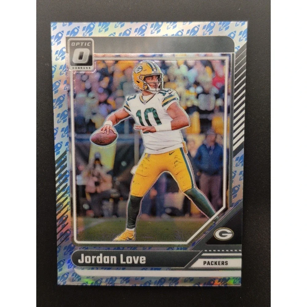 2024 Panini Donruss Optic Jordan Love #69‎ Rocket Prizm Green Bay Packers SP